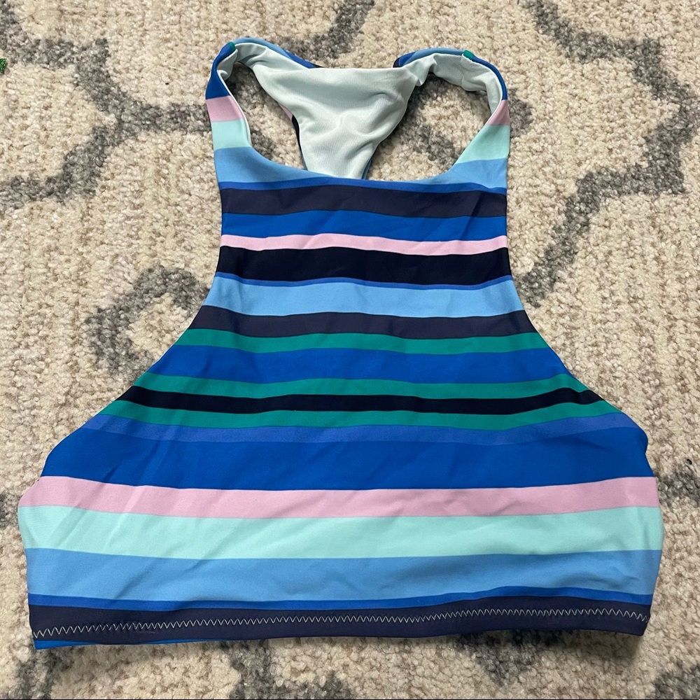 Aerie high neck bikini top